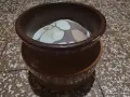 Керамична кашпа саксия ф26 , снимка 3