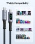SOOPII USB 4 кабел с LED дисплей, Поддържа 8K видео, 40 Gbps трансфер на данни, 240 W, снимка 7