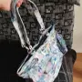 Дамска чанта от еко кожа пеперуди, снимка 3