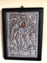 Страхотна Посребрена Икона - Йоан Кръстител, снимка 1