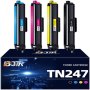 BJTR TN247 TN-243CMYK Тонер Value Pack Съвместим за Brother