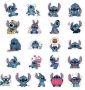 60 бр Лило и Стич lilo stitch самозалепващи лепенки стикери за украса декор картонена торта парти, снимка 4