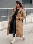 Дамско дълго ватирано зимно яке с качулка, 3цвята , снимка 12
