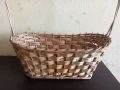 Плетена кошница 36/20см.вис.50см, снимка 4