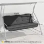 Комплект възглавници Outsunny за холивудска люлка 170 см, снимка 5