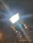 LED прожектор (работна лампа) върху жълта метална стойка. , снимка 3