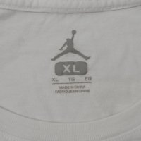 Jordan AIR Nike оригинална блуза XL памучна фланелка, снимка 3 - Блузи - 41804350