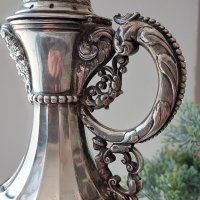 RRR Много рядка сребърна кана/ 19 век/сребро, злато, чаша, снимка 6 - Антикварни и старинни предмети - 36497082