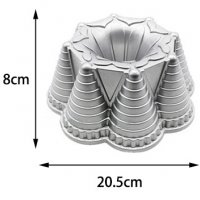 Борчета Елхи Гранитна форма за печене кейк кекс сладкиш гранит биогранит метална алуминиева, снимка 2 - Съдове за готвене - 39855818