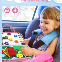 Образователна сензорна играчка - розова чанта за деца 1-3 години, снимка 3 - Образователни игри - 42475628