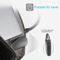 Bluetooth мишка FENIFOX, супер тънка и безшумна, акумулаторна, Slim Mini Whisper-Quiet Flat Portable, снимка 6 - Клавиатури и мишки - 41596731