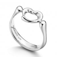 Сребърен пръстен tiffany, снимка 4 - Пръстени - 34493648