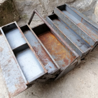 Стара Соц Метална Кутия За Инструменти / 7 кг. , снимка 3 - Други инструменти - 36287957