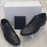 Официални мъжки обувки от естествена кожа произведени в България, снимка 1 - Официални обувки - 35911450