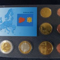 Пробен Евро сет - Андора 2014 от 8 монети, снимка 2 - Нумизматика и бонистика - 44265424