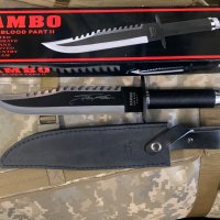 НОЖ за Оцеляване «RAMBO II» + Подарък-Гривна за оцеляване, снимка 4 - Ножове - 39908705