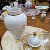 Прекрасна голяма антикварна немска порцеланова ваза Bavaria , снимка 7 - Антикварни и старинни предмети - 41348186