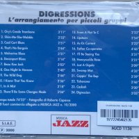 Digressions - L' Arrangiamento Per Piccoli Gruppi (2000) CD, снимка 2 - CD дискове - 39449429