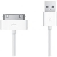 Кабел USB2.0 към Apple 30 pin 1m Бял Amplify SS001283 За iPhone, iPad, iPod, снимка 1 - Кабели и адаптери - 34333638