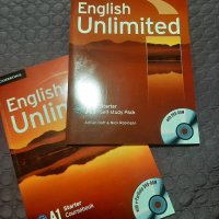 Учебник и тетрадка English Unlimited A1 Starter Coursebook+Self-study Pack, снимка 2 - Чуждоезиково обучение, речници - 41728540