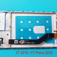 Дисплей с рамка Huawei Y7 2019 / Y7 Prime 2019 (DUB-LX1/ DUB-LX3), снимка 1 - Резервни части за телефони - 35962039