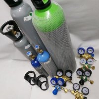 Технически газове бутилки 1л;2;3;7;10;13.4;20л и вентили, снимка 1 - Други машини и части - 39035677