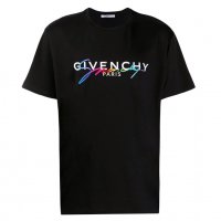 Мъжка тениска Givenchy Paris Embroidery Black XL, снимка 6 - Тениски - 26010301