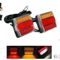 Задни LED светлини кабел 7,5м с магнити, снимка 1 - Аксесоари и консумативи - 40463447