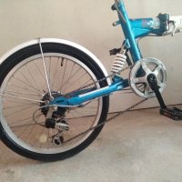 Сгъваем велосипед Raychell (R212) 20", снимка 6 - Велосипеди - 36575444