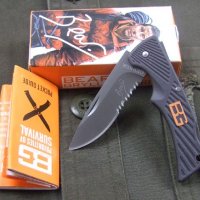 Уникален Малък Нож Gerber Bear Grylls за оцеляване колекция, снимка 4 - Ножове - 34309802