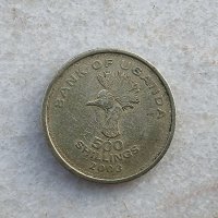 Монета.Африка. Уганда. 500 шилинга., снимка 1 - Нумизматика и бонистика - 35396927