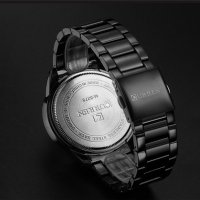 луксозен стилен мъжки часовник Curren, метална верижка, стрелки, батерия, снимка 5 - Мъжки - 34052387