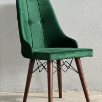 Трапезен стол - зелен, снимка 3 - Столове - 40144291