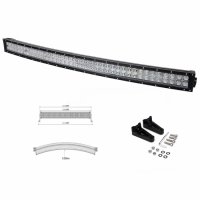 Лед Бар 240W, извит led bar, 80 диода, 240W, дължина 107см/ 5.5см., черен, снимка 1 - Аксесоари и консумативи - 34425486