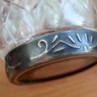 Руски кристални чаши с посребрена основа , снимка 5 - Антикварни и старинни предмети - 36241661