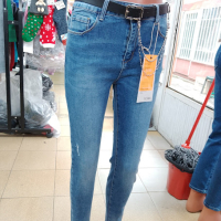 Дамски  Дънки M. SARA DENIM Skinny, снимка 2 - Дънки - 44624545