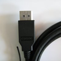  Display port кабел COXOC Е344977-S AWM STYLE 20276 - 80°C, 30 V, VW-1 дължина 1,80м, снимка 2 - Кабели и адаптери - 34002304