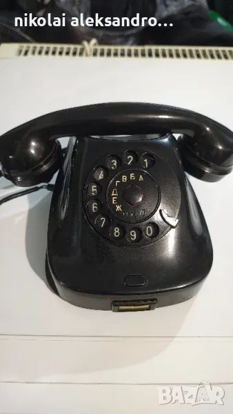стар ретро български телефон , снимка 1