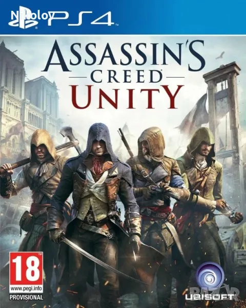 Assassin's Creed Unity PS4 (Съвместима с PS5), снимка 1