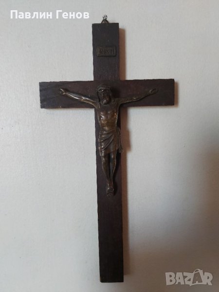 Стар кръст , Исус Христос 25х12.5см, снимка 1