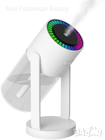 Нов USB Овлажнител за спалня и офис 550 мл ултразвуков, безшумен режим, снимка 1