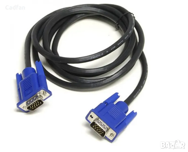 Кабел за монитор VGA М/М, 1,8м, снимка 1