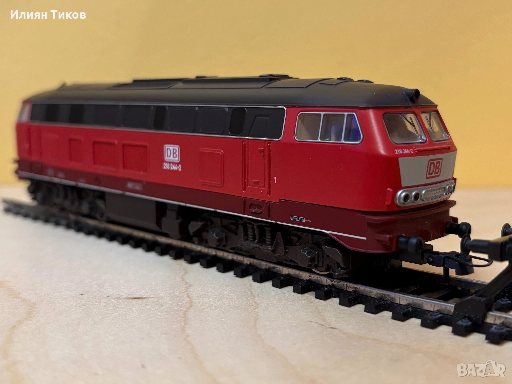 Локомотив Piko BR 218 DB аналогов, мащаб 1:87 HO влак, снимка 1