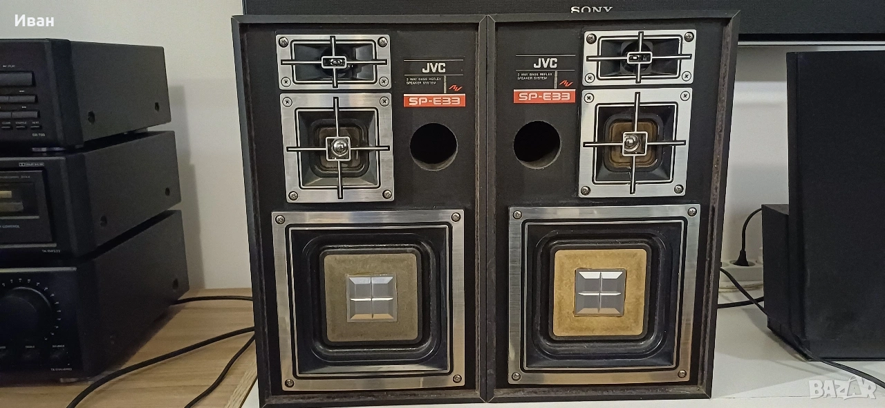 Тонколони JVC SP-E33, снимка 1