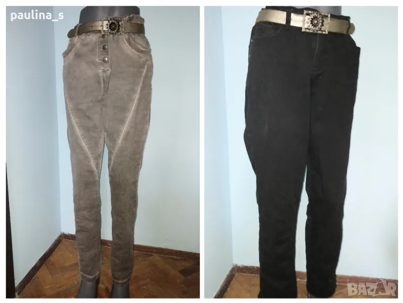 Два броя / Еластични дънки / голям размер 44/46EU, снимка 1