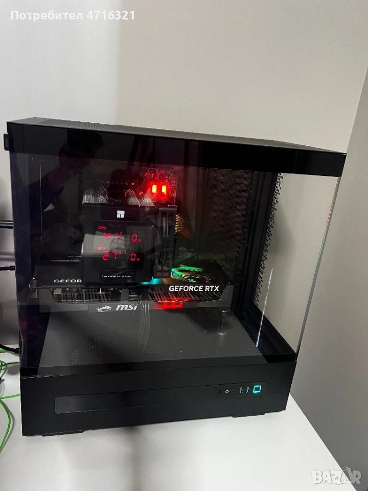 Продавам ЧИСТО НОВ ТОП геймърски компютър., снимка 1