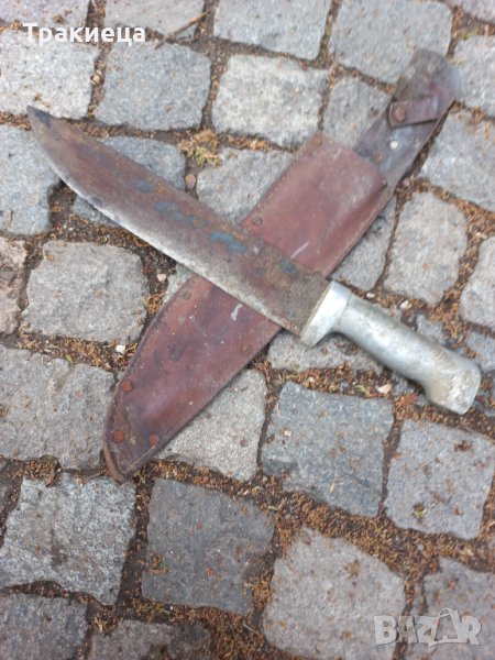 ОГРОМЕН СТАР ОВЧАРСКИ НОЖ КАРАКУЛАК МАЧЕТЕ , снимка 1