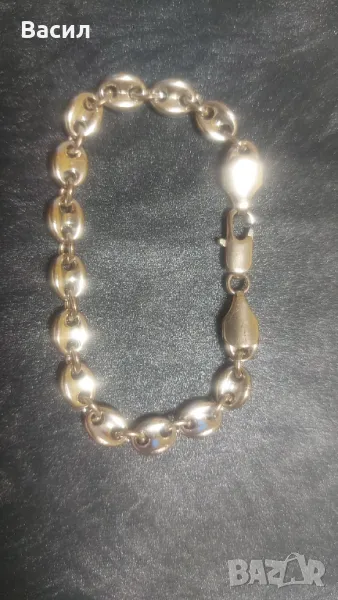 Дамска сребърна гривна , снимка 1