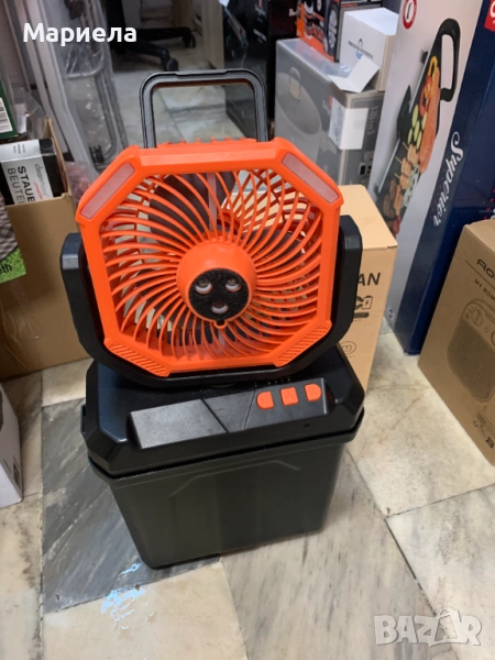 Къмпинг Вентилатор с Мъгла / С дистанционно управление и LED, снимка 1