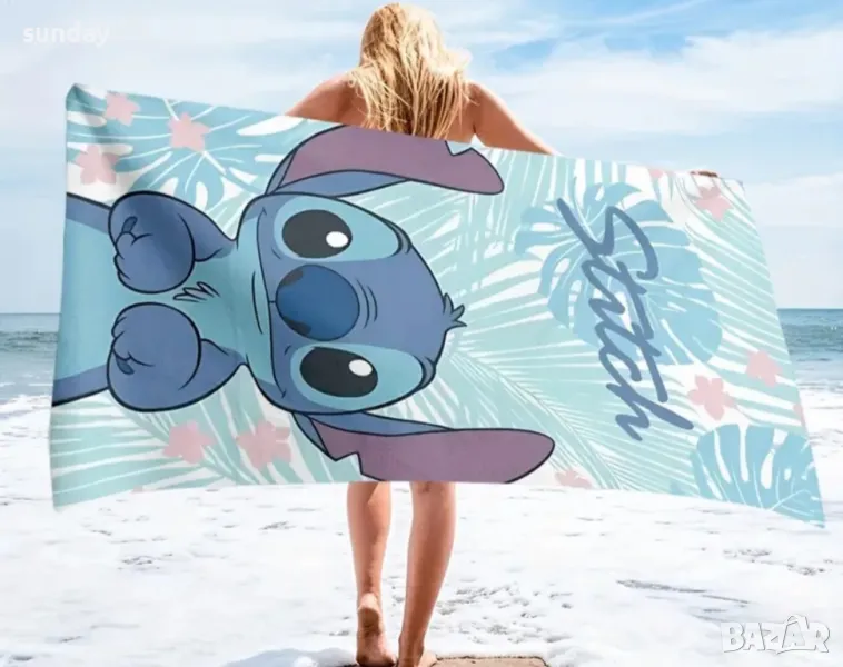 Плажна кърпа Стич, снимка 1